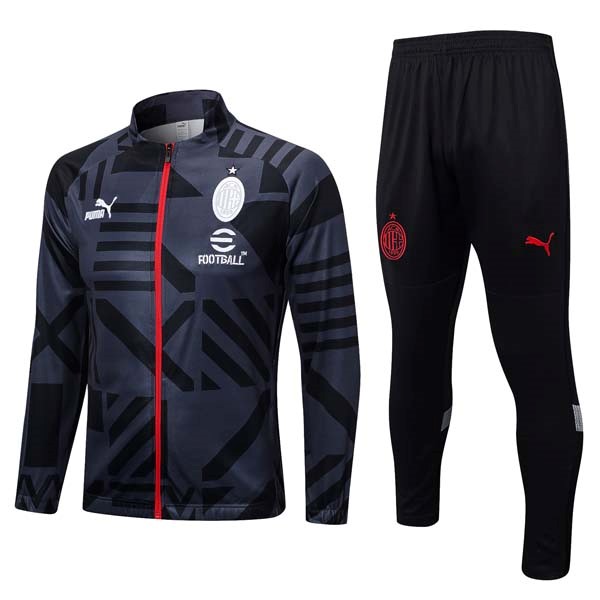 Chandal AC Milan 2023/24 Gris Rojo